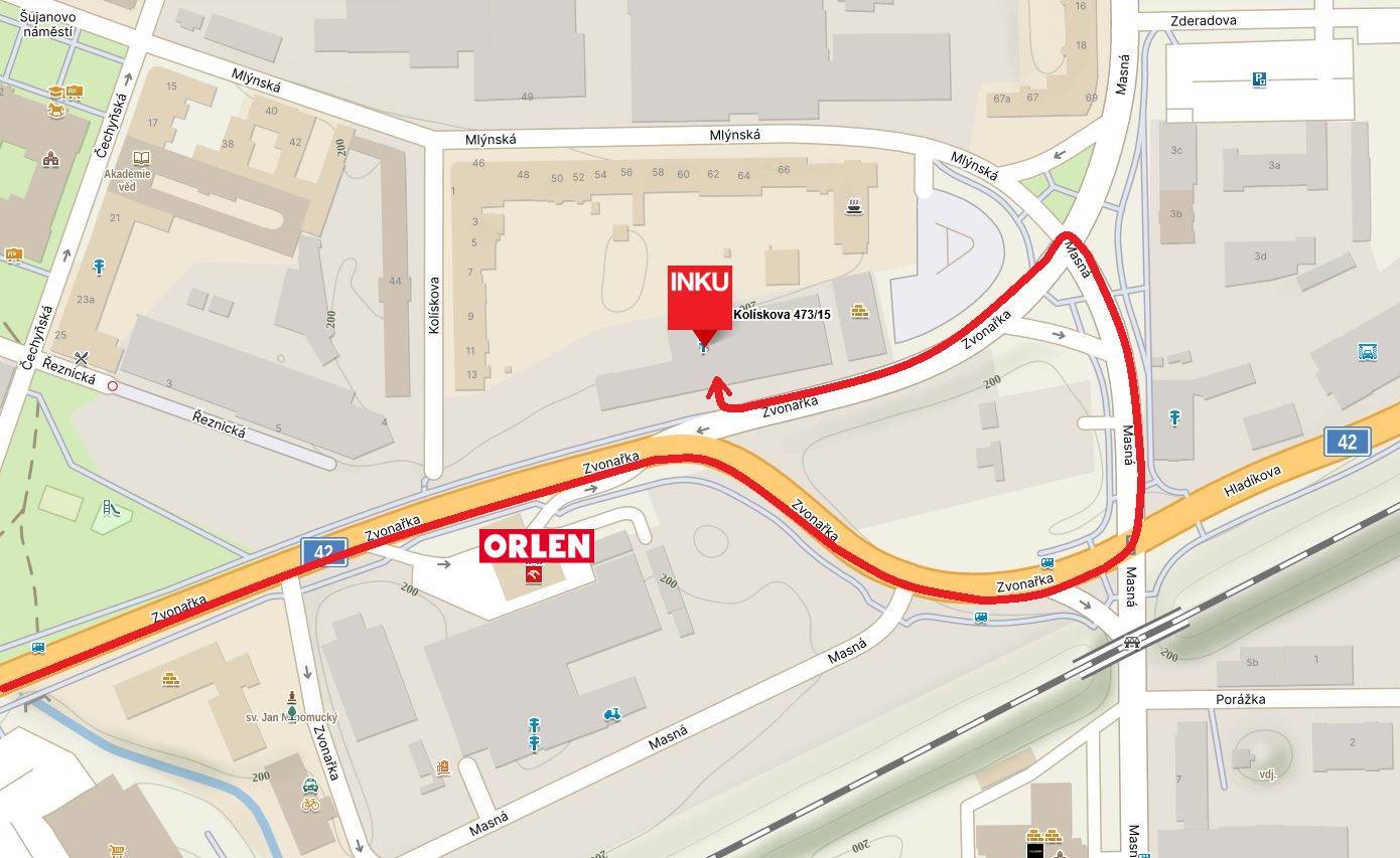 Prodejna INKU Brno