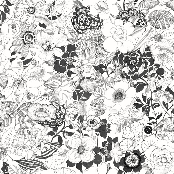 Tapeta Estahome Black & White, 138503