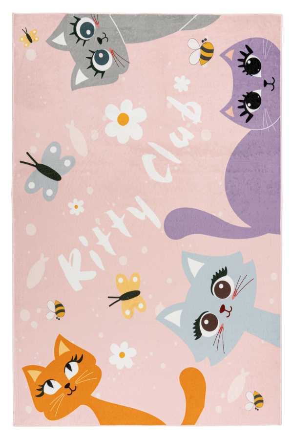 Dětský kusový koberec Magic Kids 104 Kitty Club