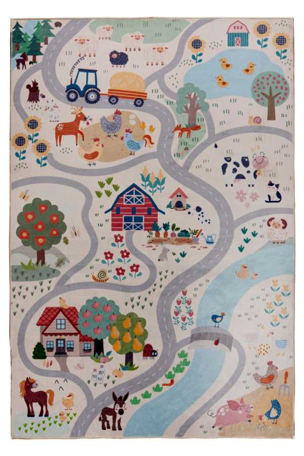 Dětský kusový koberec Magic Kids 108 Farmhouse